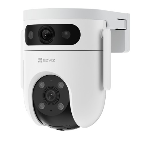 Cámara Wifi Ezviz 10Mp H9C DUAL 3K Detección De Forma Humana, Visión Nocturna, 360 Grados