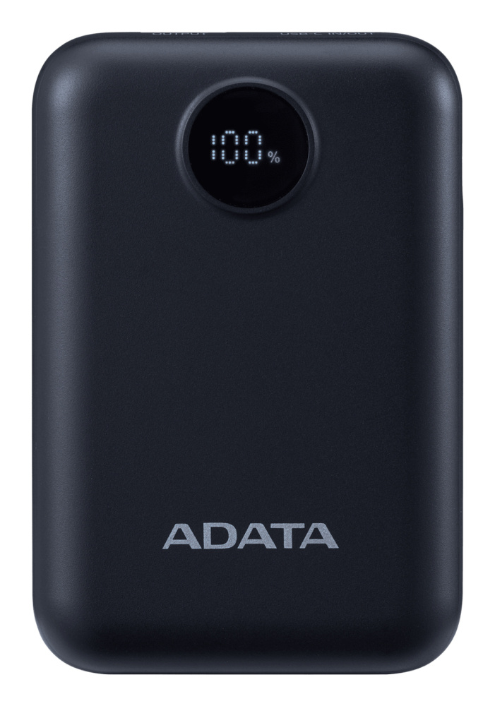 Power Bank C100 Adata PC10022-12BK Indicador de Carga Led, 10000 Mah, Usb Tipo C