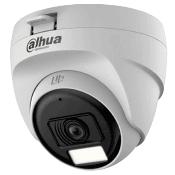 Cámara Hdcvi X Plus Dahua 2 Mp DH-HAC-T1A21N-U-IL-A Lente 2.8 Mm, Apertura 100 Grados, Iluminación Dual, 25 Metros Con Ir, 20 Metros Luz Calida, Micrófono
