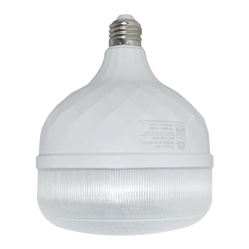 [S58W60] Foco Led Megaluz 60W S58W60 Luz Blanca Fría,