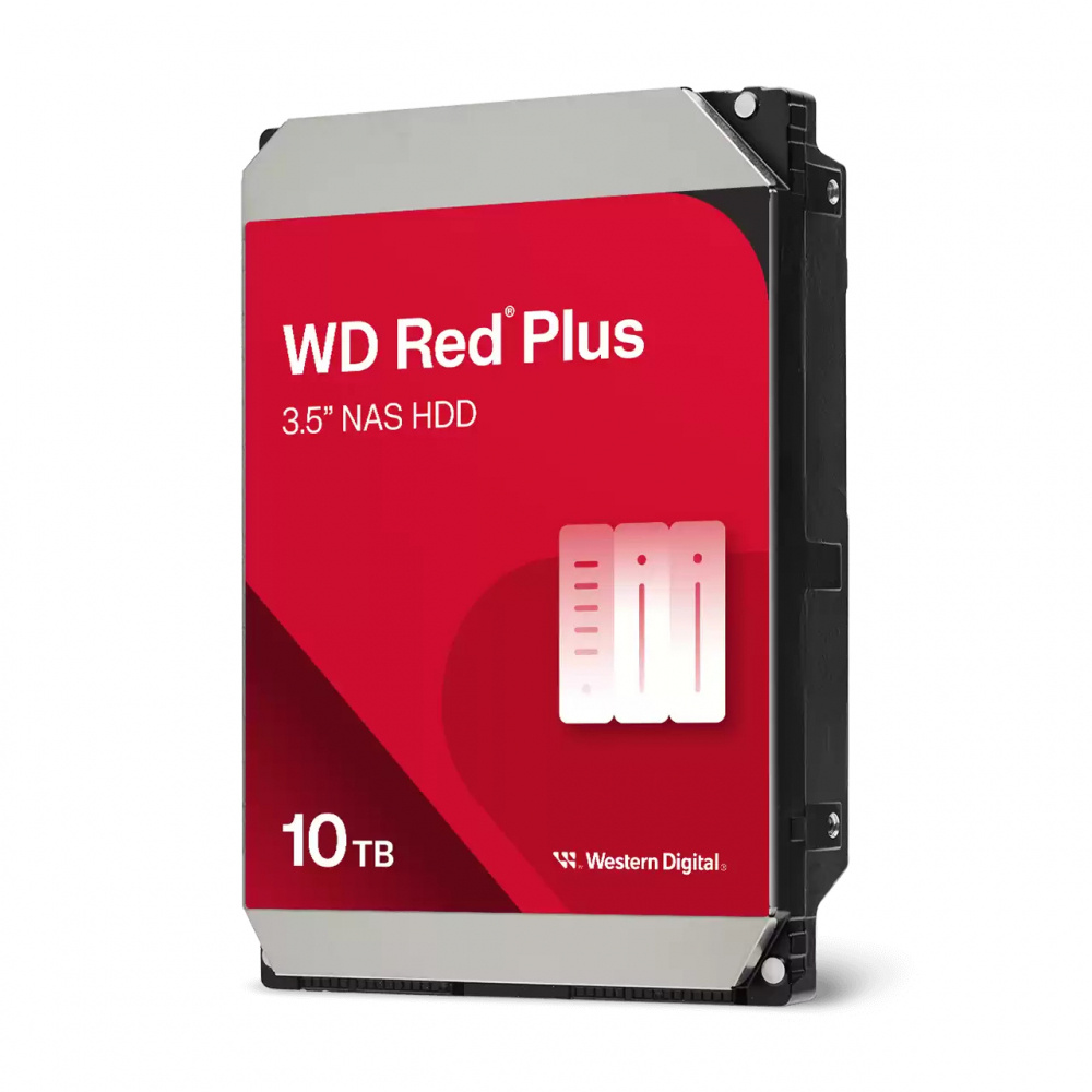 Disco Duro Interno Western Digital 10TB WD100EFGX Sata III, Rojo