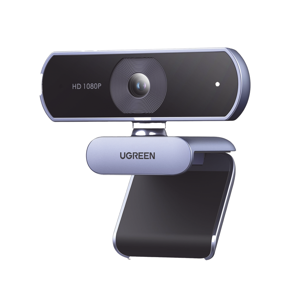 Cámara Web Hd Ugreen 1080P 15728 Cancelación De Ruido, Rotación 360 Grados, Corrección Automática De Luz Y Color