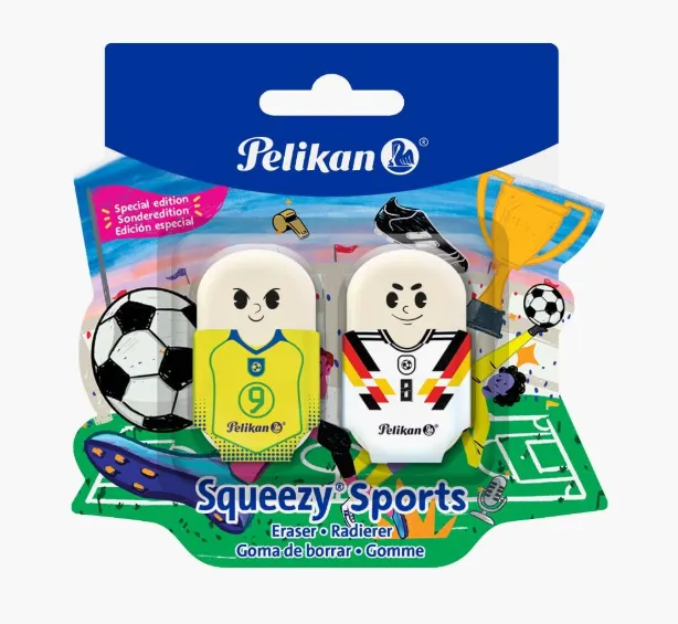 Blister C/2 Goma Squeezy Sports Pelikan
