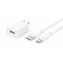 Cargador Usb Cable Tipo C Link Bits 10W CR02W10 Carga Rápida, Entrada Universal, Blanco