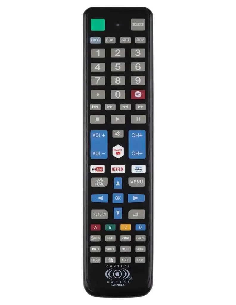 [CE-N4X4] Control Remoto Premium Universal 4x4 Control Expert CE-N4X4 Negro