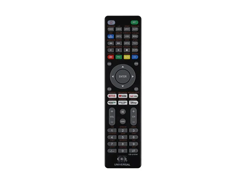 [CE-U1514] Control Remoto Universal Para Smart Tv Control Expert CE-U1514 Negro