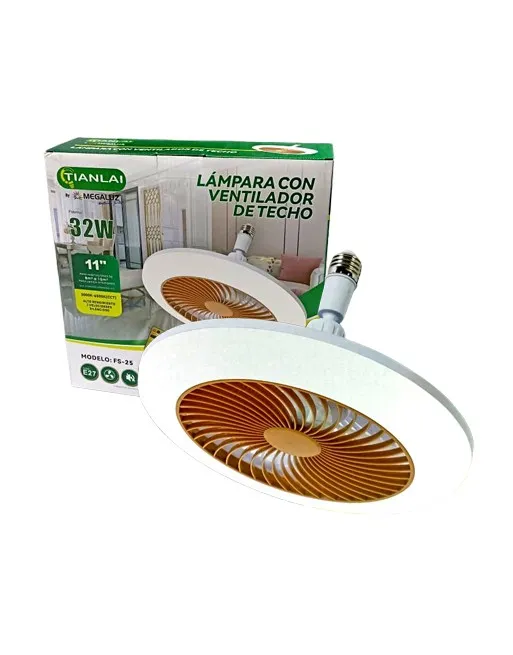 Lámpara Con Ventilador