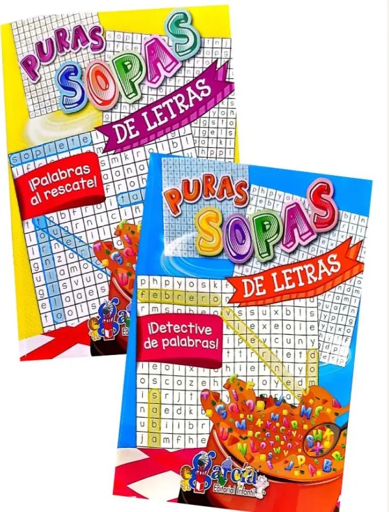 Libro Educativo Puras Sopas De Letras Garcias 4T #1550 (C.60)