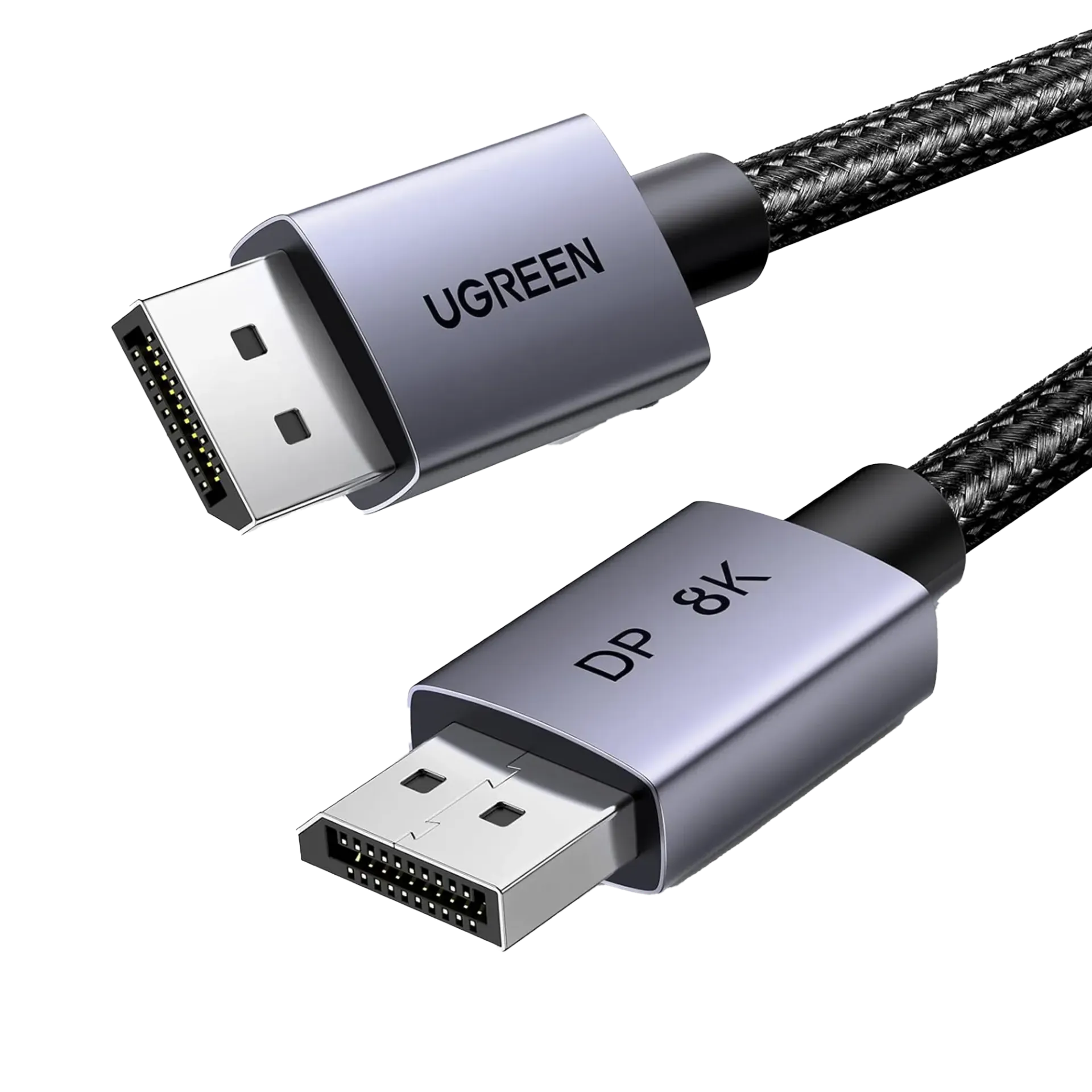 Cable DisplayPort 1.4, 3 metros, Resolución 8K 60Hz, 3D/HDR+/HDCP, 32.4 Gbps
