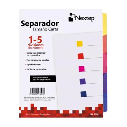 Separador Económico Nextep Soluciones NE-035C con 5 Divisiones