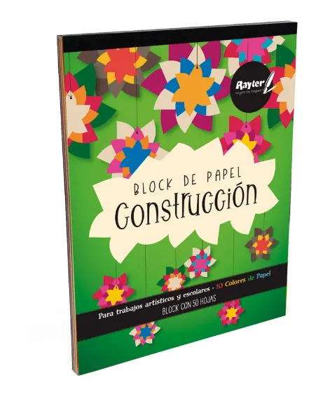 [200188] Block C/50 Papel Construcción Carta Rayter (C.10)