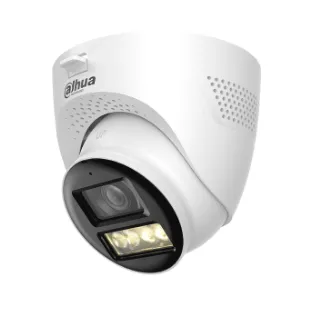 Camara Dahua Domo 2mp Audio Bidireccional Iluminador Dual Blanco DH-HAC-HDW1200TQN-IL-T