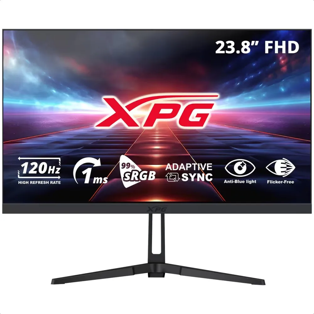 Monitor Gamer XPG RIFT R24F2 LED IPS 23.8", 1920x1080 Full HD, 120Hz, HDMI/DisplayPort, Negro RIFT R24F2-BKCMX