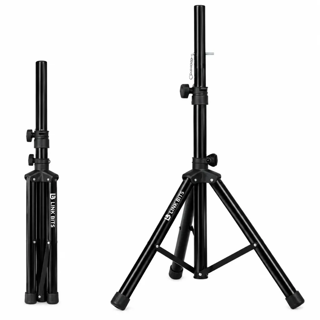 [TRP-01] Soporte Para Bocina Link Bits 6 a 15 Pulgadas TRP-01 Plegable Altura Ajustable Carga hasta 40 Kg (C.6)