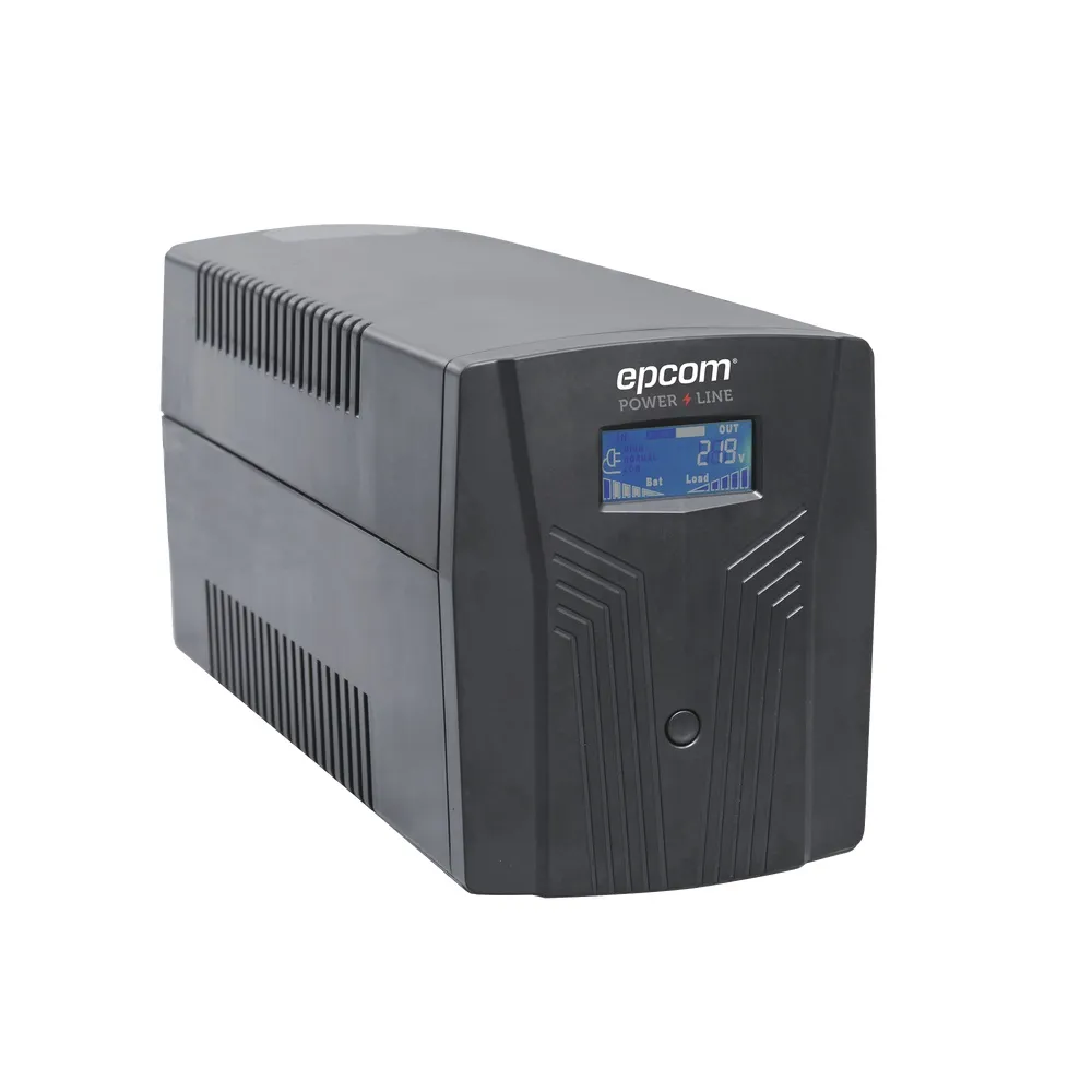 Ups Epcom 1500va, 900w, 4 Tomas Respaldo, 2 Tomas Sin Respaldo Color Negro / EPU1500LCD