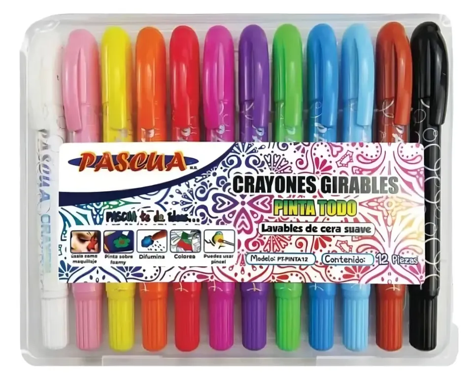 [PT-PINTA12] Caja C/24 Crayones Estandar Redondo Crayola 523024 (E.6)(C.72)