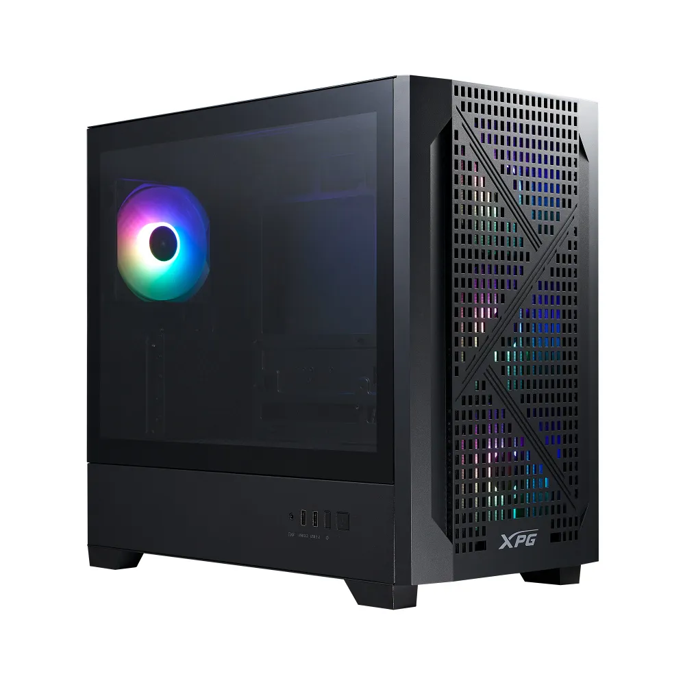 GABINETE GAMER XPG LANDER 300 MID TOW LANDER300MAA-BKCWW NEGRO