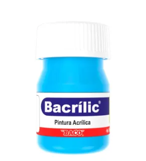 Pintura Acrílica Baco 20ml Azul Pastel 384 (E.10) (C.100)