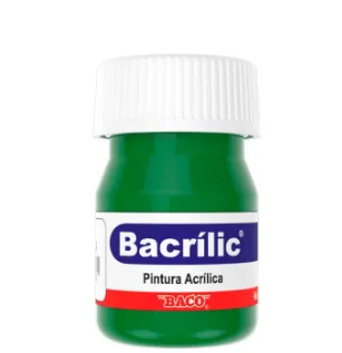 Pintura Acrílica Baco 20ml Verde Esmeralda (E.10) (C.100)