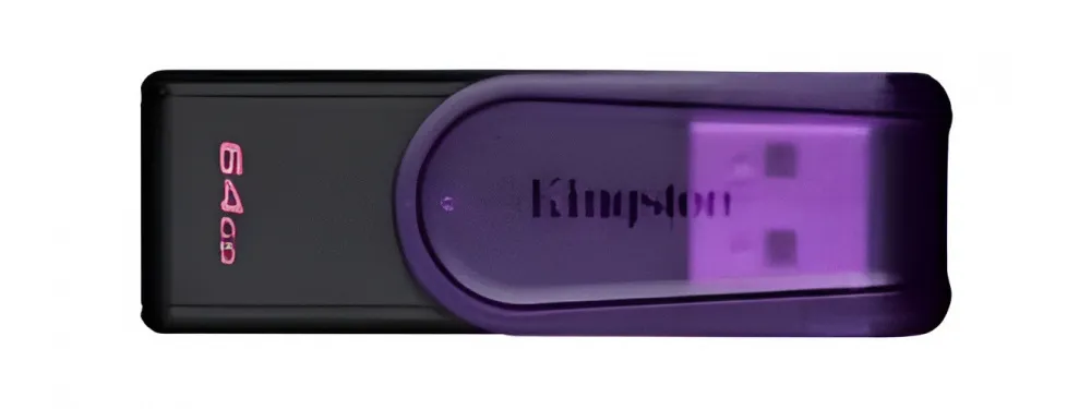 Memoria USB Kingston DataTraveler Exodia S, 64GB, USB-A 3.0, Morado KC-U3C64-7TP