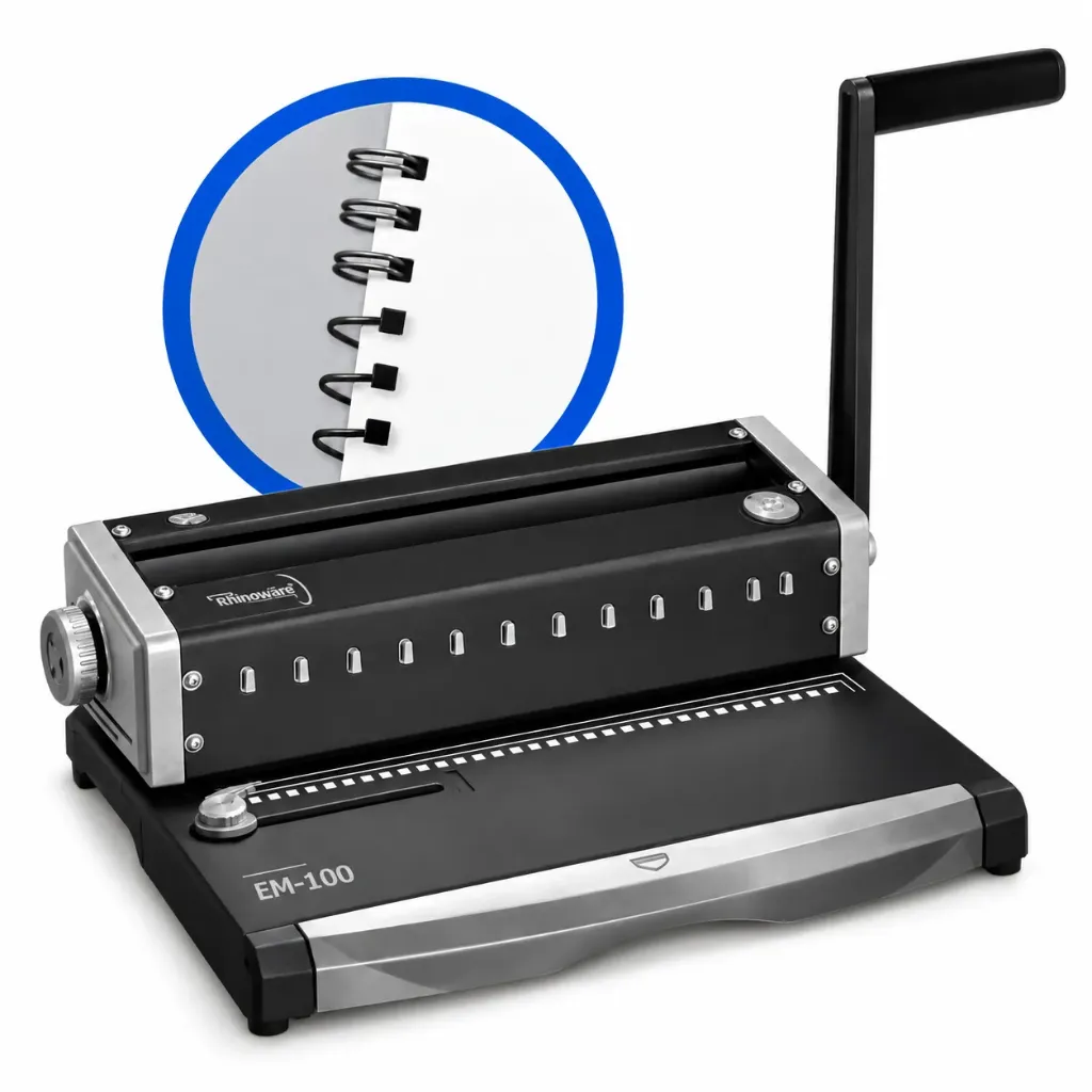 Engargoladora Para Plastico y Metalico EM100 3.1 Hasta 120 Hojas Boflex