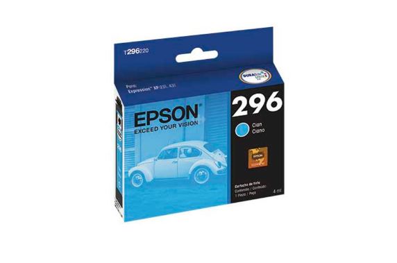 CARTUCHO TINTA EPSON T296 CYAN ORGINAL