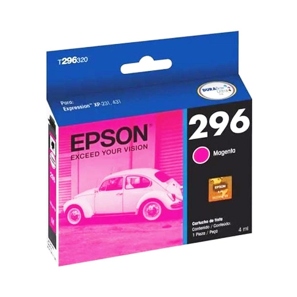 Cartucho Tinta Epson T296 Magenta Original