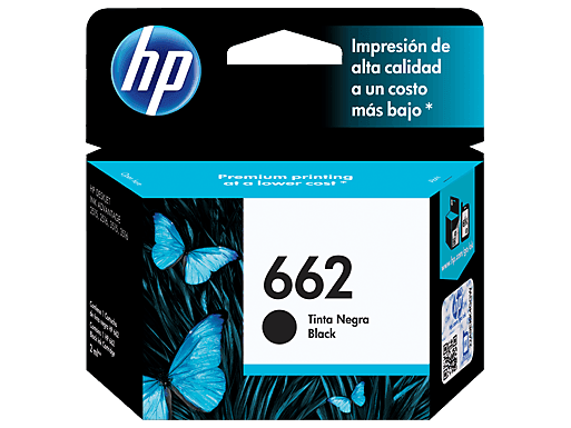 CARTUCHO TINTA HP 662 CZ103AL NEGRO ORIGINAL