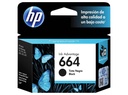 CARTUCHO TINTA HP 664 F6V29AL NEGRO ORIGINAL