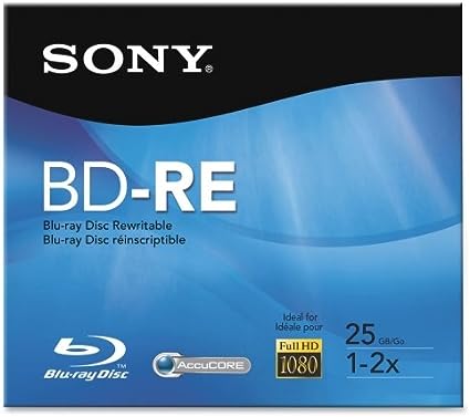 Blu Ray Regrabable Sony 25 Gb Rw BD-RE