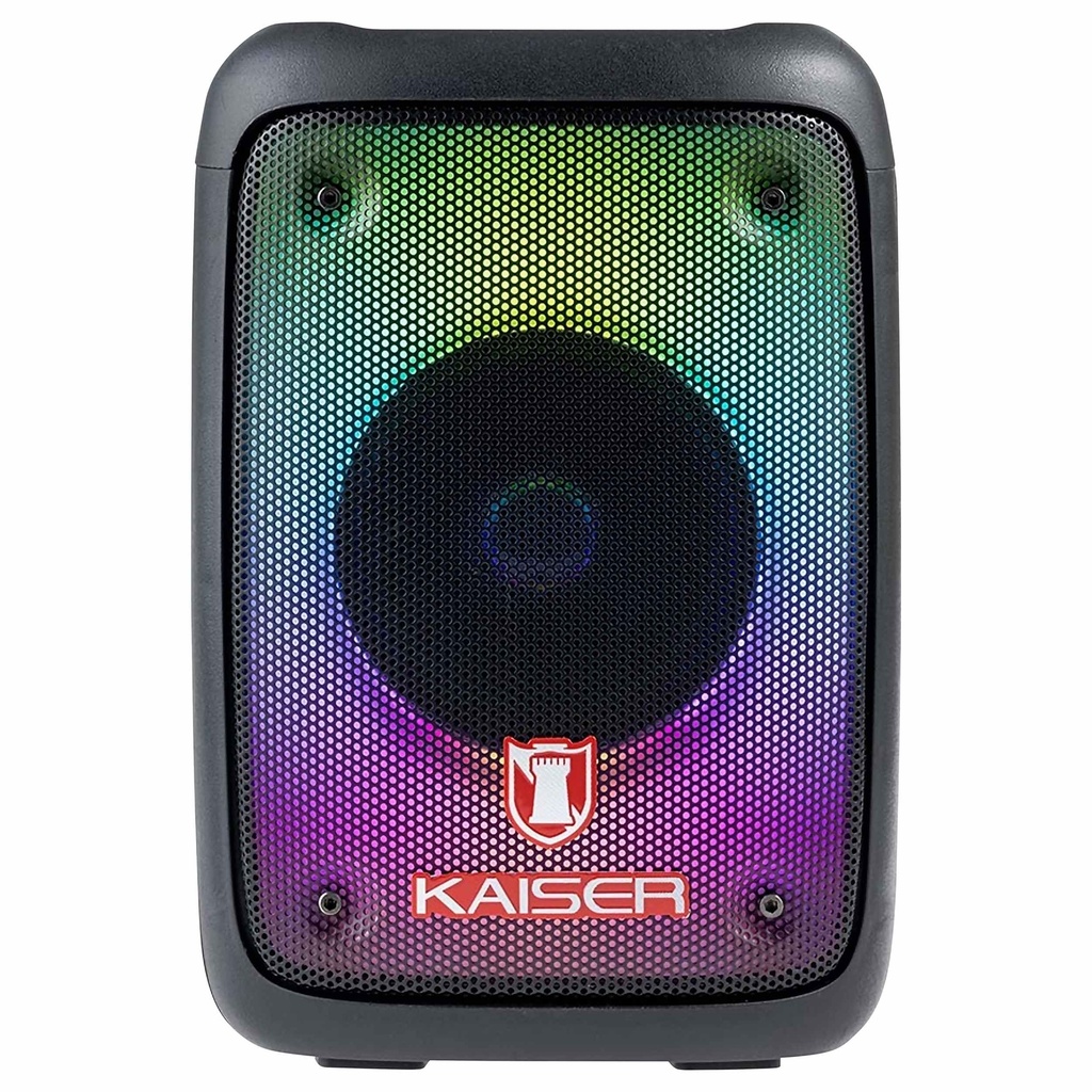 Bocina 4 Pulgadas Mitzu KSW-7004 Bt Aux Fm Usb Luz Led