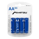 Pila Recargable AA Mitzu MP-4XAA700 700 MAH NI-CD 4 PZ/BL