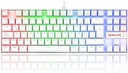 TECLADO ALAMBRICO GAMER K552W-RGB BLANCO SWITCH AZUL MERCANICO REDRAGON