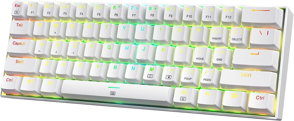 TECLADO GAMER K630W-RGB DRAGONBORN BLANCO MERCANICO SWITCH CAFE REDRAGON