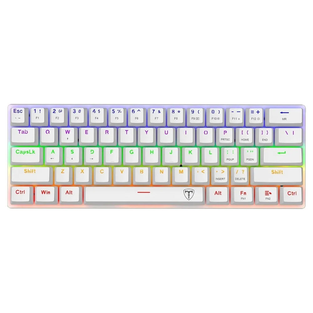 TECLADO ALAMBRICO GAMER T-TGK321 BLANCO T-DAGGER