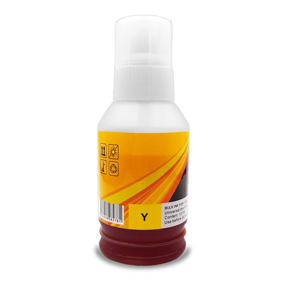 Botella Tinta Universal 127Ml Amarilla Premium