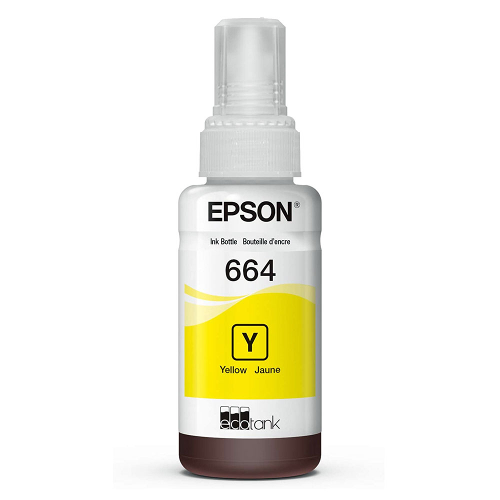 Bote Tinta Epson T664 Amarilla 70ML Original