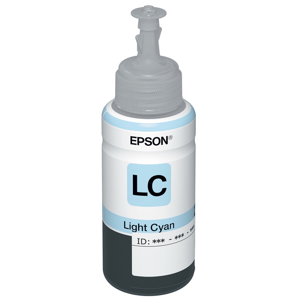 [T673520-AL] BOTE TINTA EPSON T673 CYAN CLARO 70ML ORIGINAL