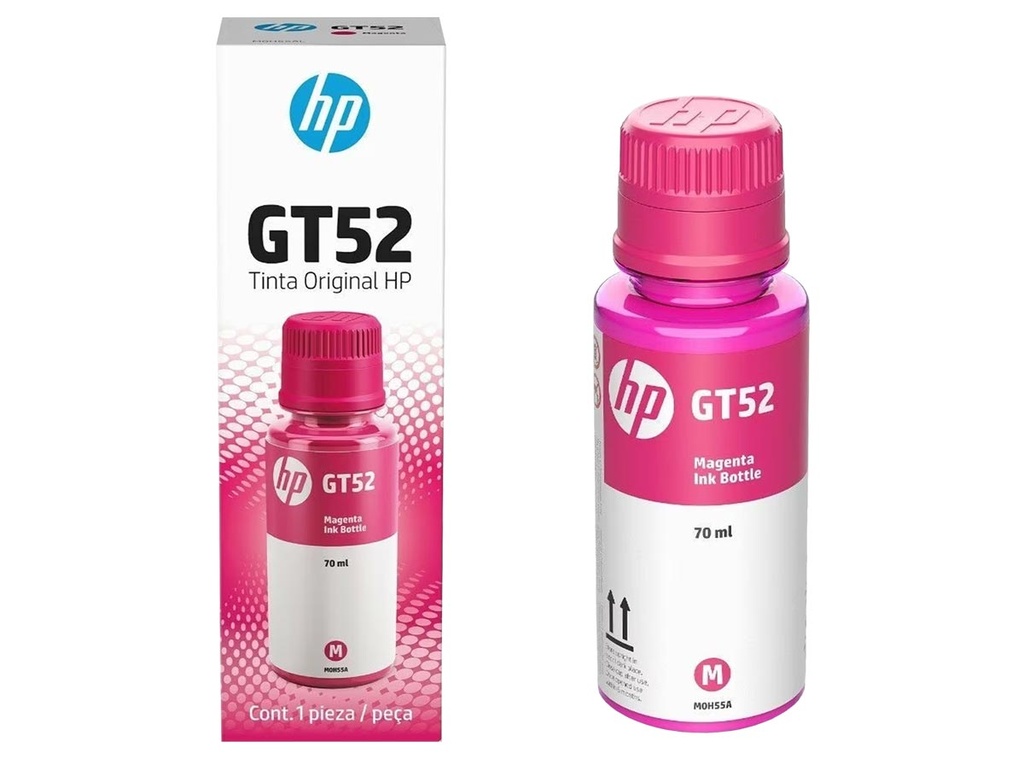 BOTE TINTA HP GT52 MAGENTA 70ML ORIGINAL