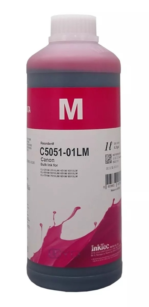 TINTA INKTEC C5051 MAGENTA DYE COMPATIBLE CON CANON LITRO