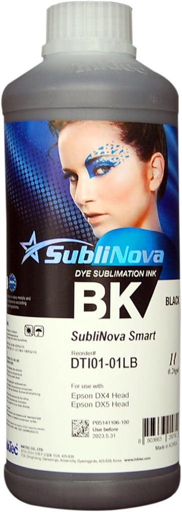 [DTI01-01LB] TINTA INKTEC DTI01 NEGRA PARA SUBLIMAR LITRO