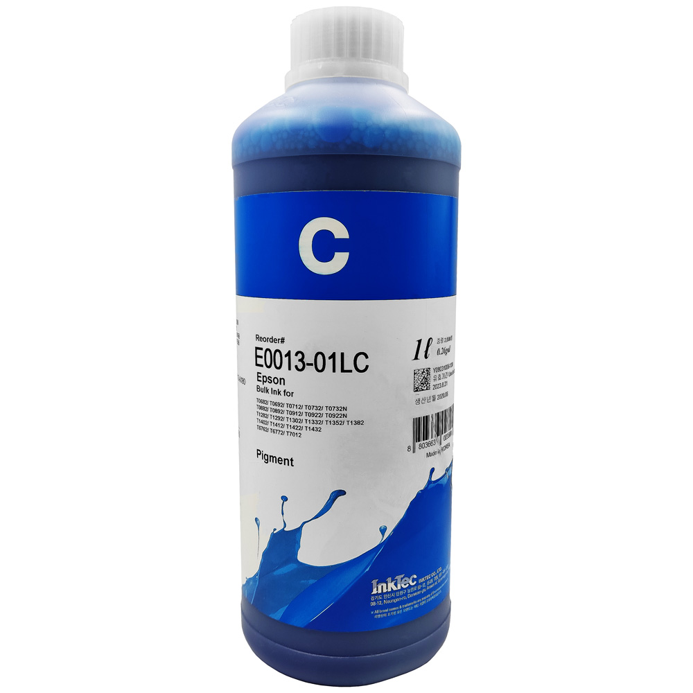 TINTA INKTEC E0013 EPSON PIGMENTADA CYAN 1L
