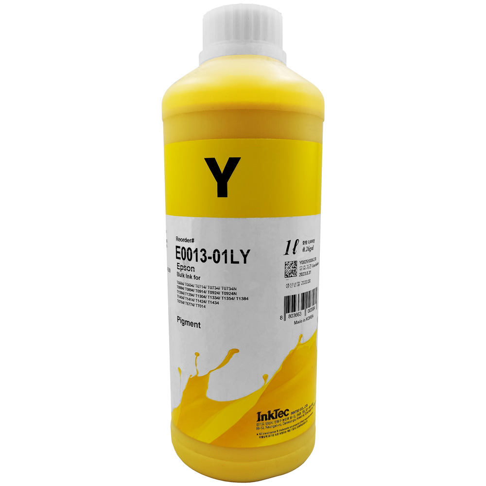 [E0013-01LY] TINTA INKTEC E0013 EPSON PIGMENTADA YELLOW 1L