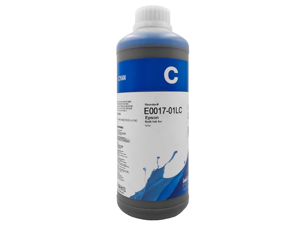 [E0017-01LC] TINTA INKTEC E0017 EPSON BASE AGUA CYAN 1 LITRO