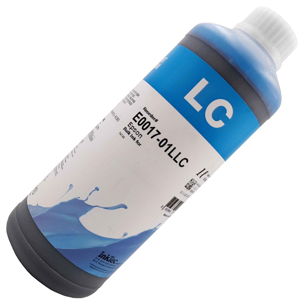 [E0017-01LLC] TINTA INKTEC E0017 EPSON BASE AGUA CYAN LIGHT 1 LITRO