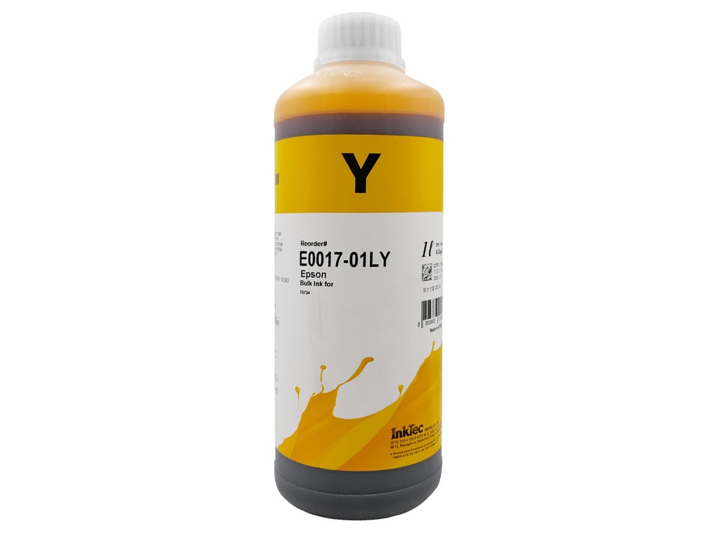 [E0017-01LY] TINTA INKTEC E0017 EPSON BASE AGUA YELLOW 1 LITRO