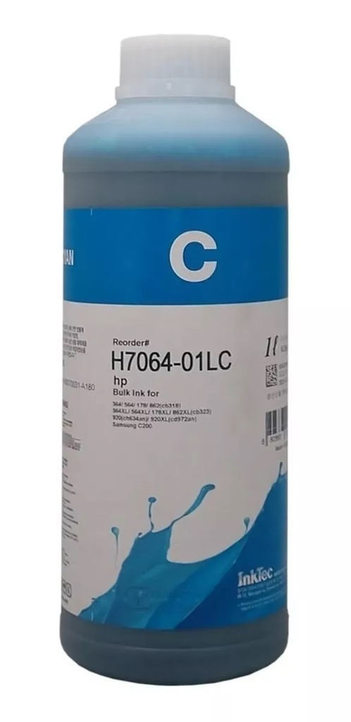 [H7064-01LC] TINTA INKTEC H7064 HP DYE CIAN 1L