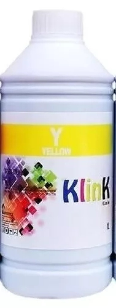 TINTA KLINK BROTHER BASE AGUA AMARILLO LITRO