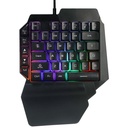 TECLADO GAMER 35 TECLAS ALAMBRICO ILUMINADO TC16