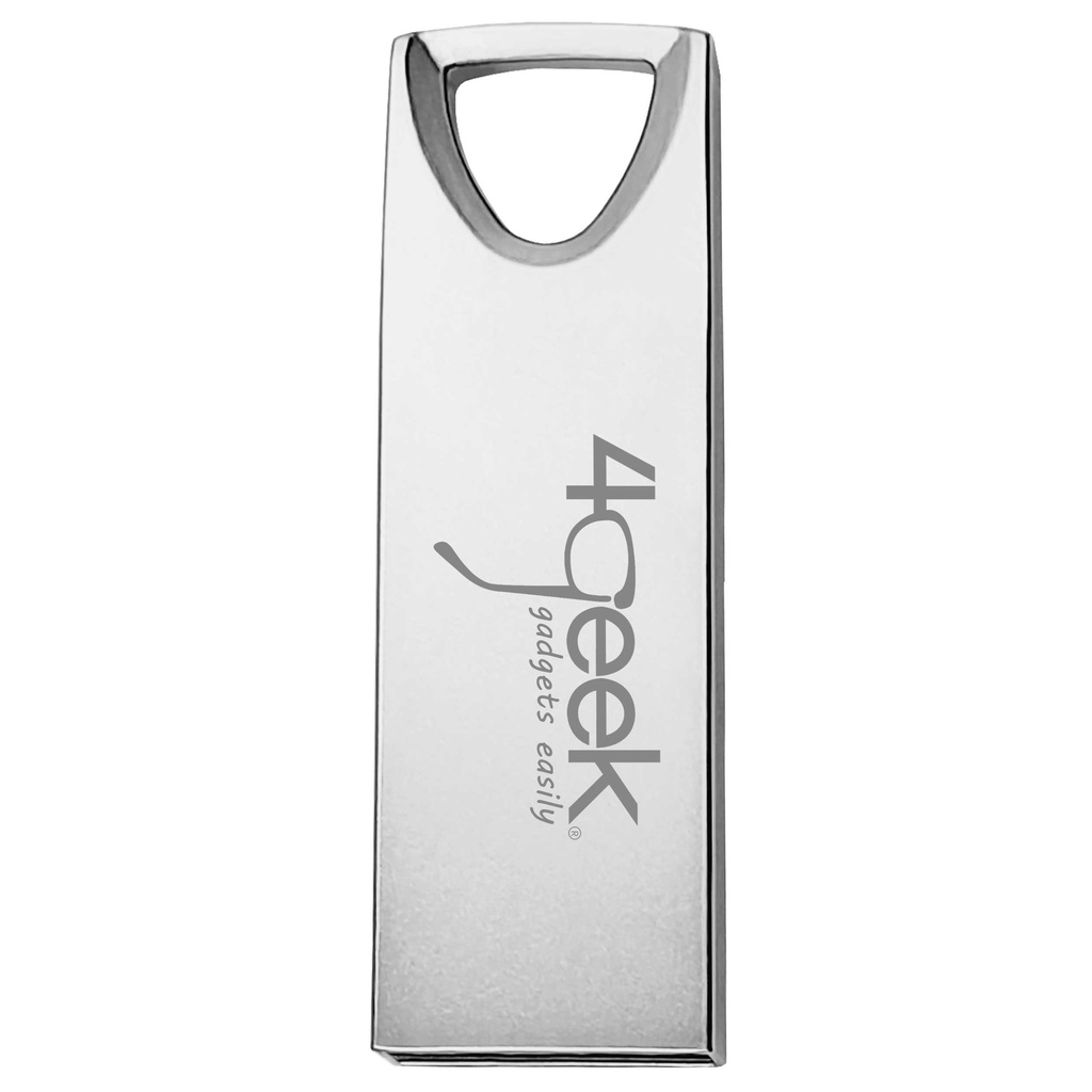 [4GEEK-8GB] USB 8GB 4GEEK PLATA